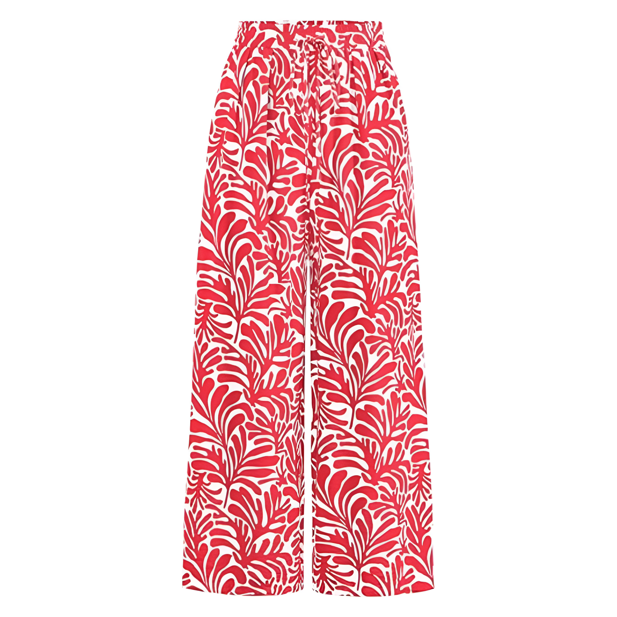 Wide Vertical Patterned Palazzo Pants For Women