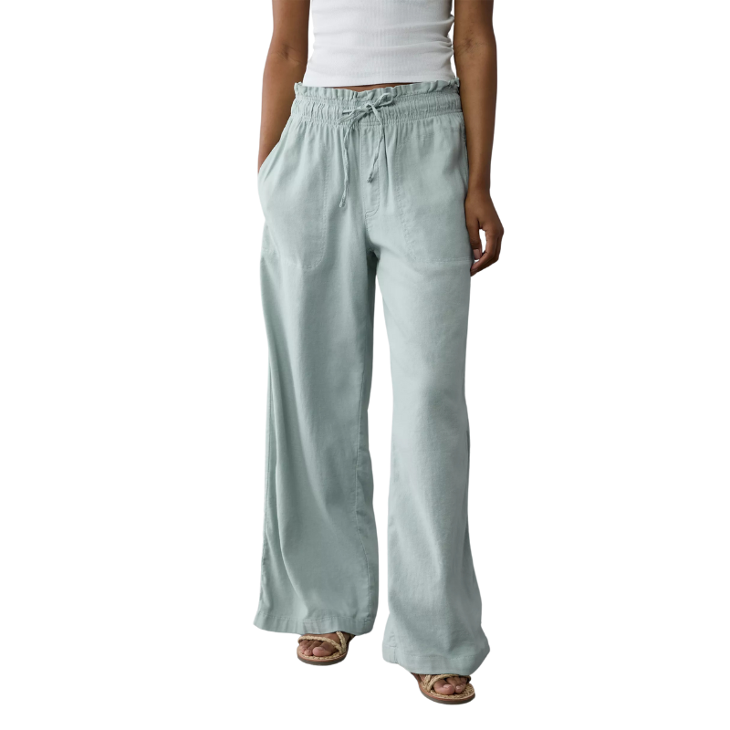Dreamy Drape Linen Blend Pull On Pant-My Comfy Pant
