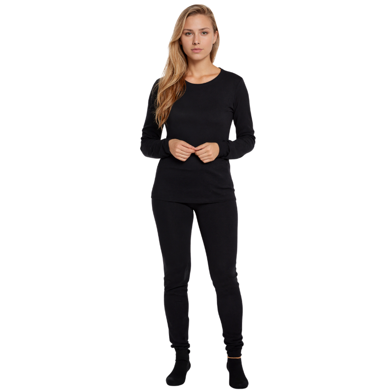 Women Thermal Underwear Pajamas Set