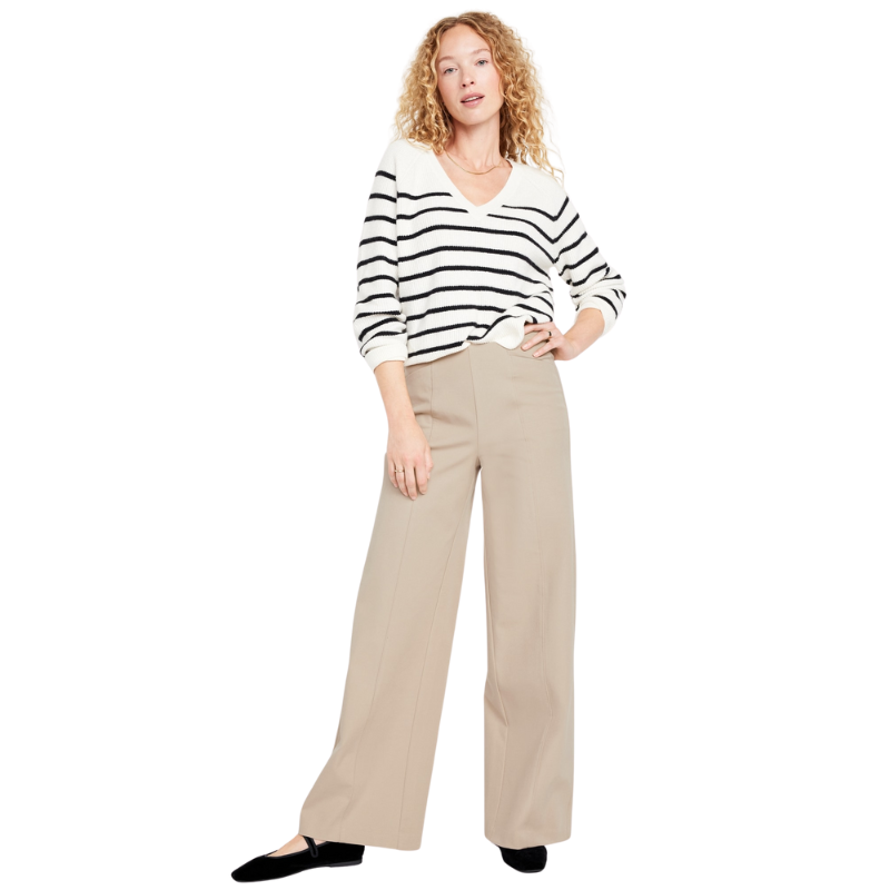 High Waisted Pull On Pixie Super Wide Leg Pants-My Comfy PantHigh Waisted Pull On Pixie Super Wide Leg Pants - Image 10