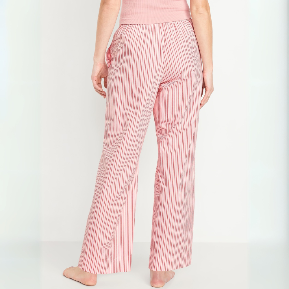 High Rise Printed Poplin Pants-My Comfy PantHigh Rise Printed Poplin Pants - Image 2