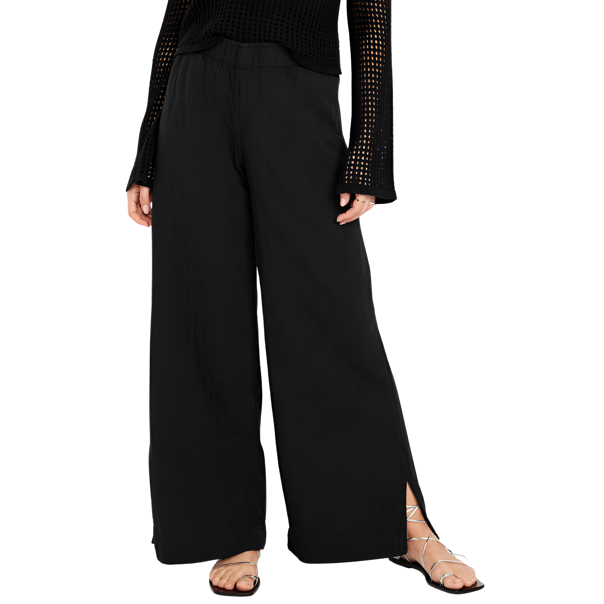 High Rise Crinkle Gauze Super Wide Pants-My Comfy Pant
