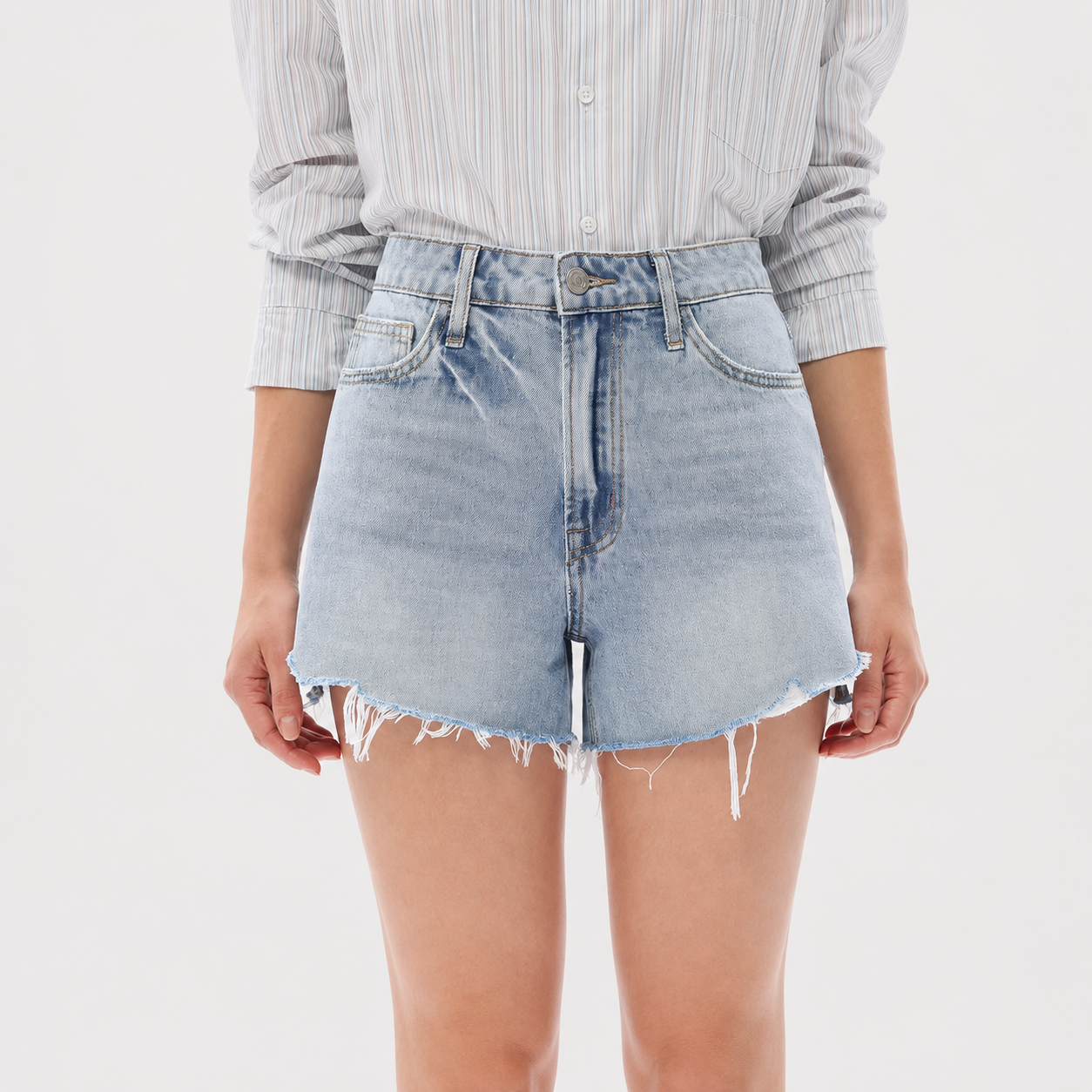 Casual Summer Crossover Streetwear Shorts For Women