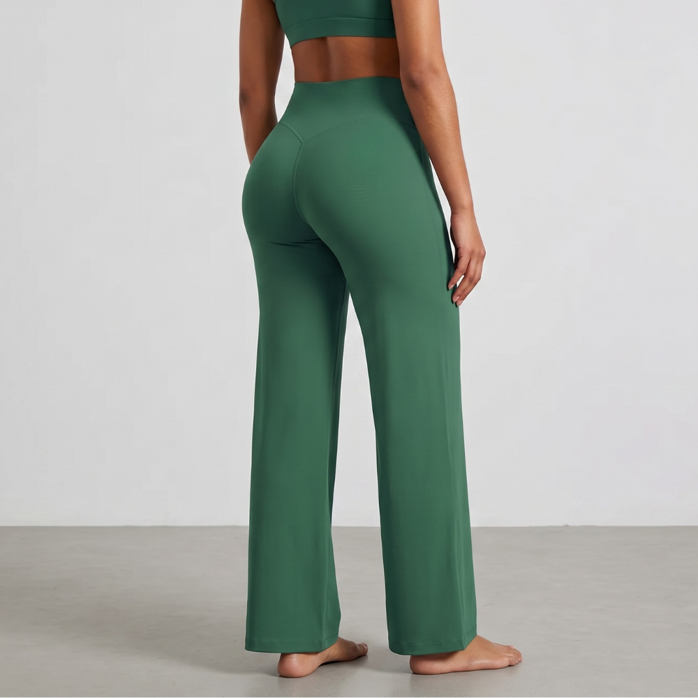 Structured Athletic Wide Sweep Yoga Pants