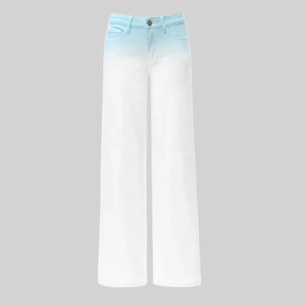 Stretchy Wide Fit Baggy Comfortable Jeans For Women