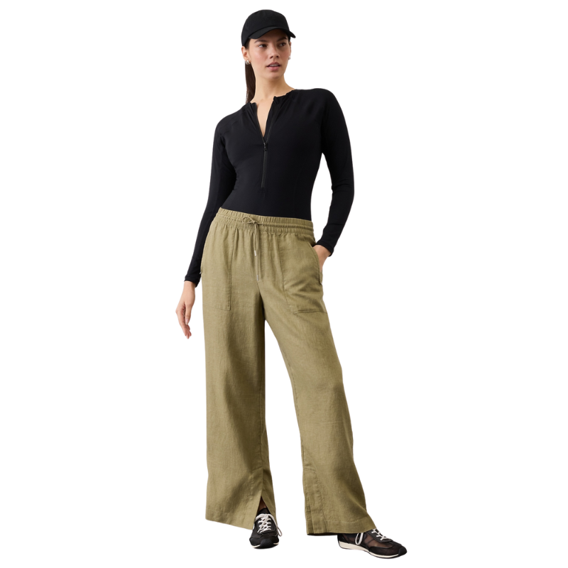 Retreat Linen High Rise Wide Leg Pant-My Comfy Pant