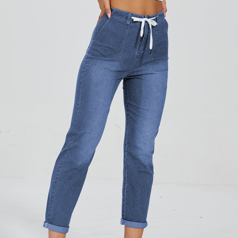 Comfy Pull On Denim Joggers-My Comfy Pant