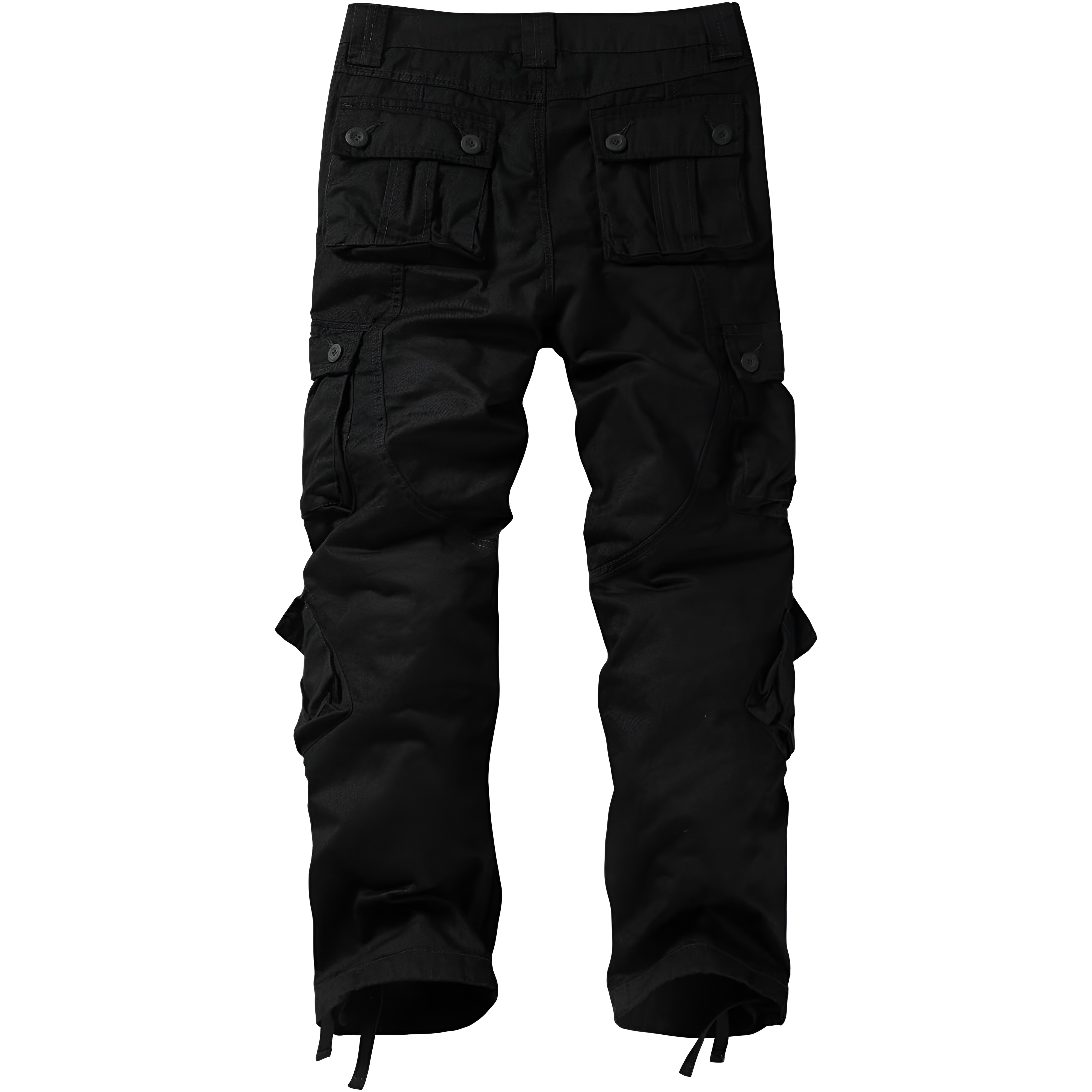 Cargo Pants With Multiple Pockets And Regular Fit For Men