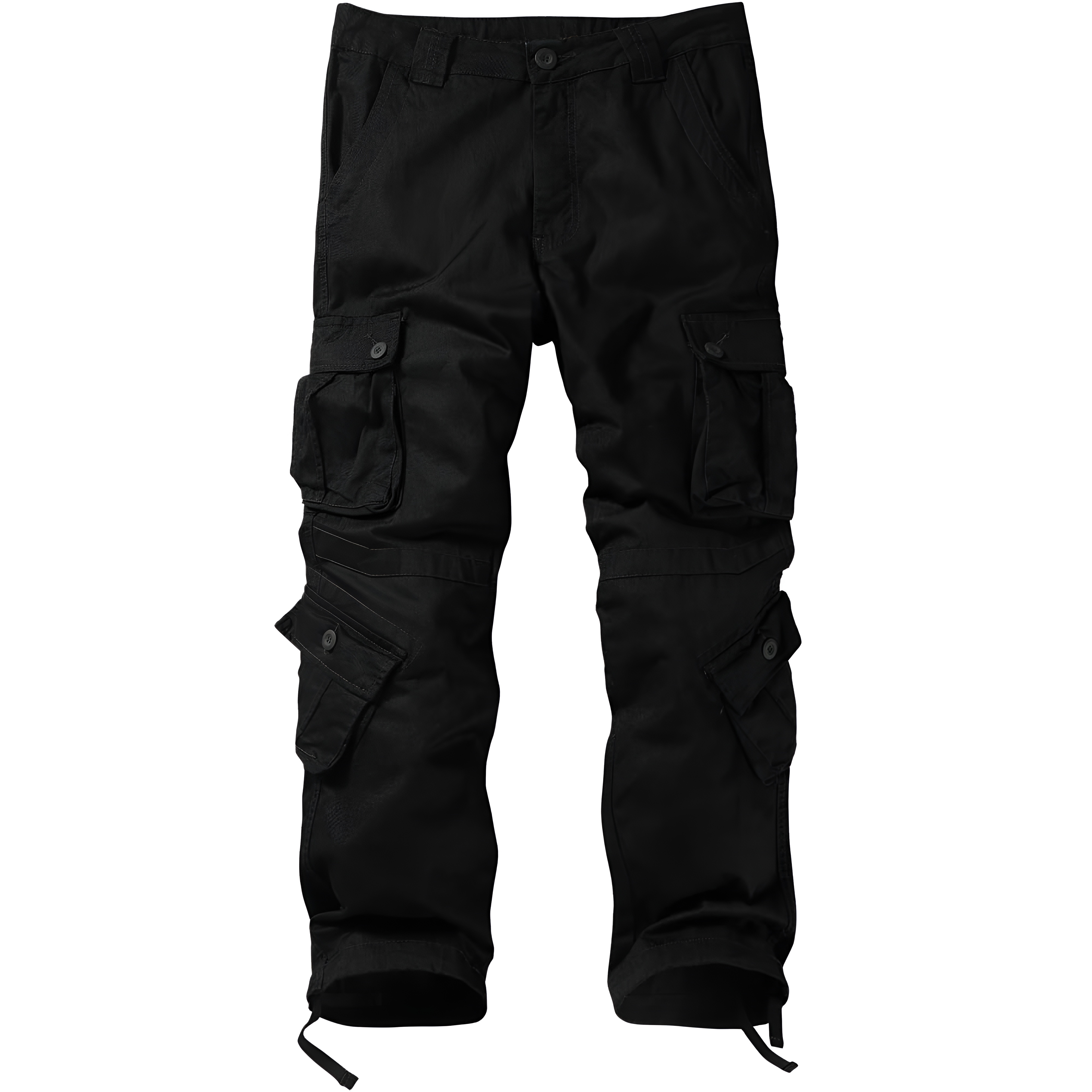 Cargo Pants With Multiple Pockets And Regular Fit For Men