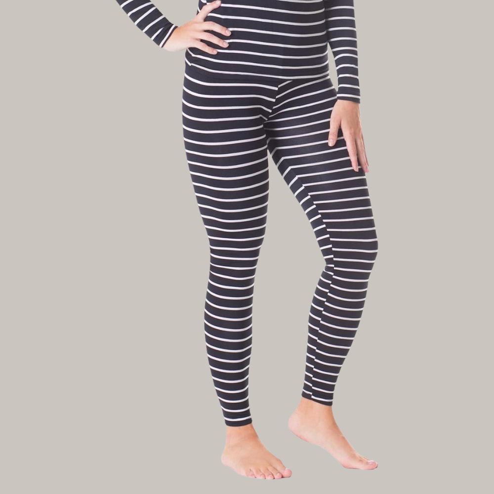 Women Printed Insulated Thermal Leggings For Skiing