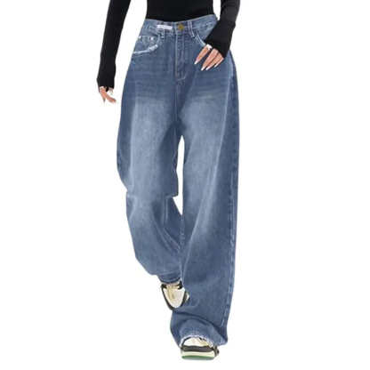 Women Baggy Denim Pants Casual Style