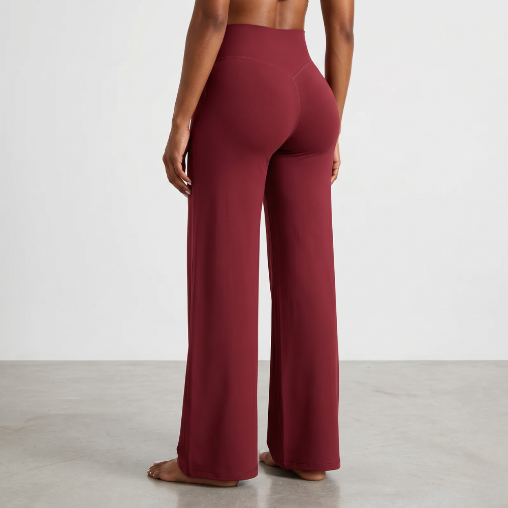 Structured Athletic Wide Sweep Yoga Pants