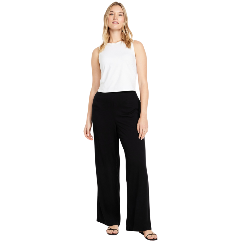 High Rise Playa Wide Leg Pants-My Comfy Pant