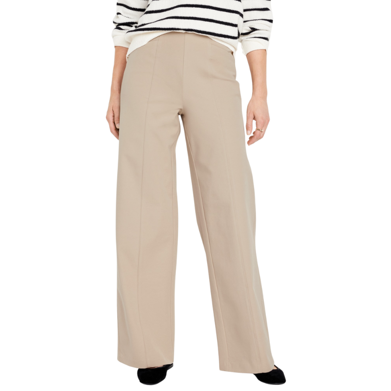 High Waisted Pull On Pixie Super Wide Leg Pants-My Comfy Pant