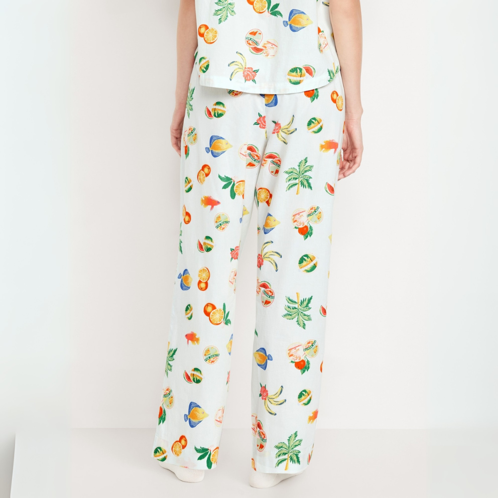 High Rise Printed Poplin Pants-My Comfy PantHigh Rise Printed Poplin Pants - Image 4
