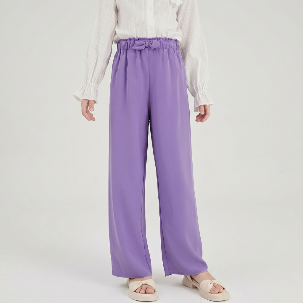 Spring And Summer Wear Loose Wide Palazzo Pants For Girls
