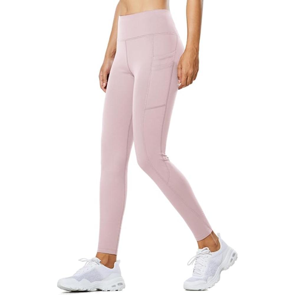 Women Thermal Fleece Leggings With Pockets