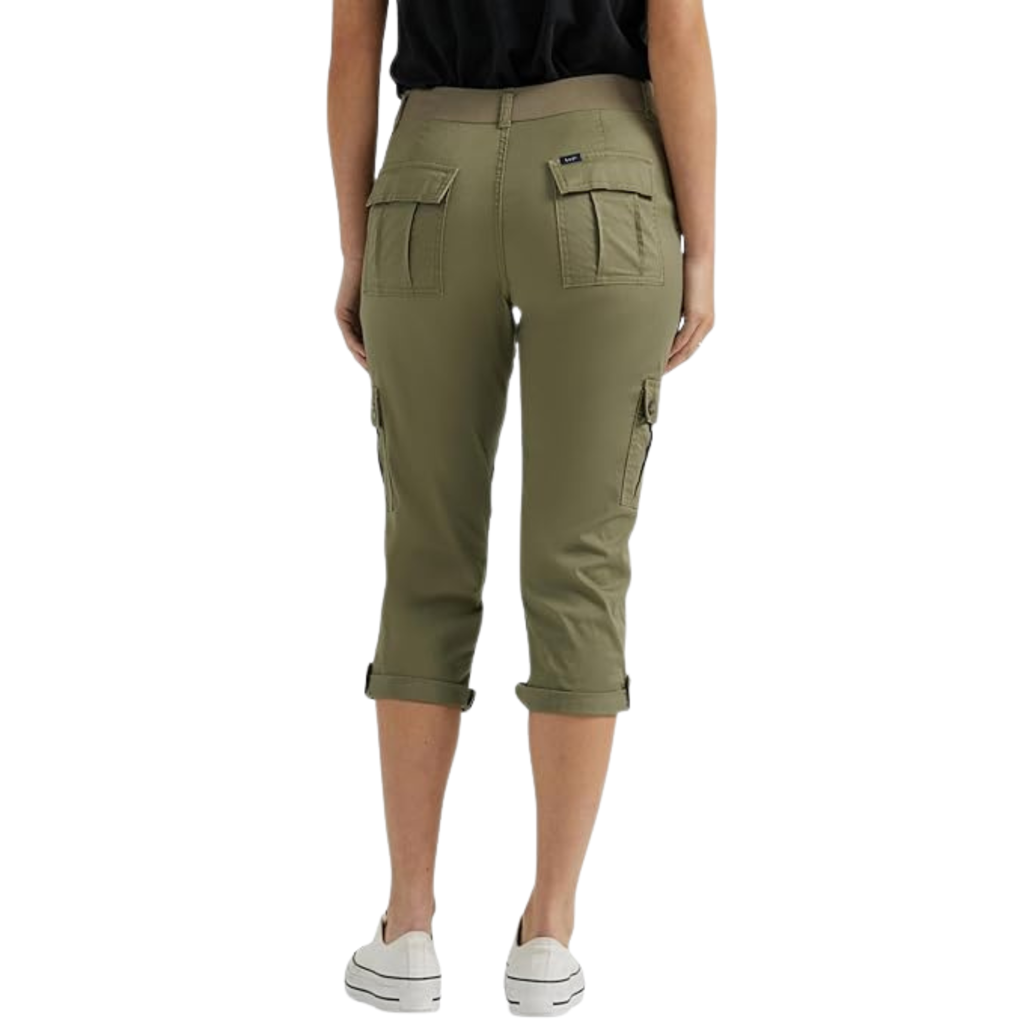 Comfortable And Casual Utility Capri Pants With Pockets For Women