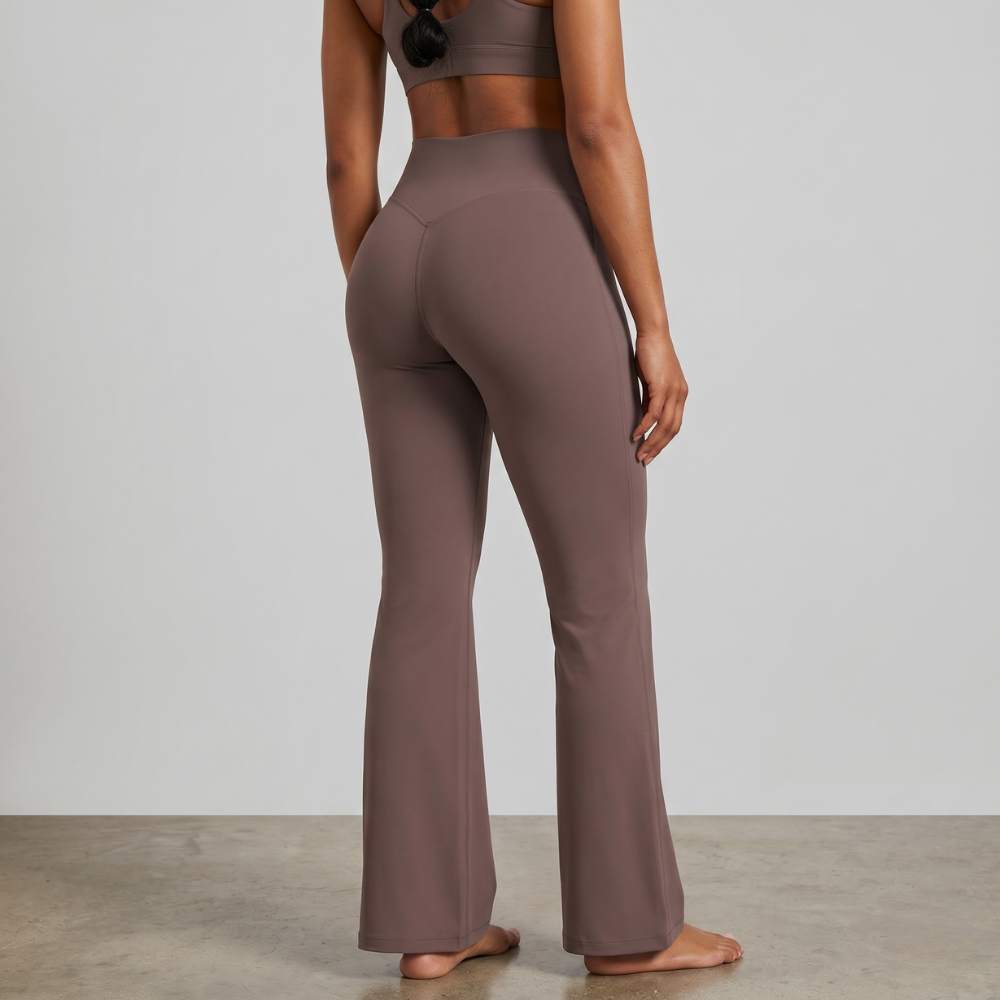 Structured Athletic Wide Sweep Yoga Pants
