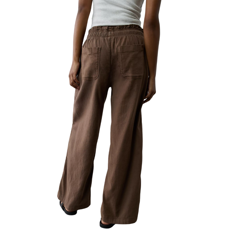 Dreamy Drape Linen Blend Pull On Pant-My Comfy Pant