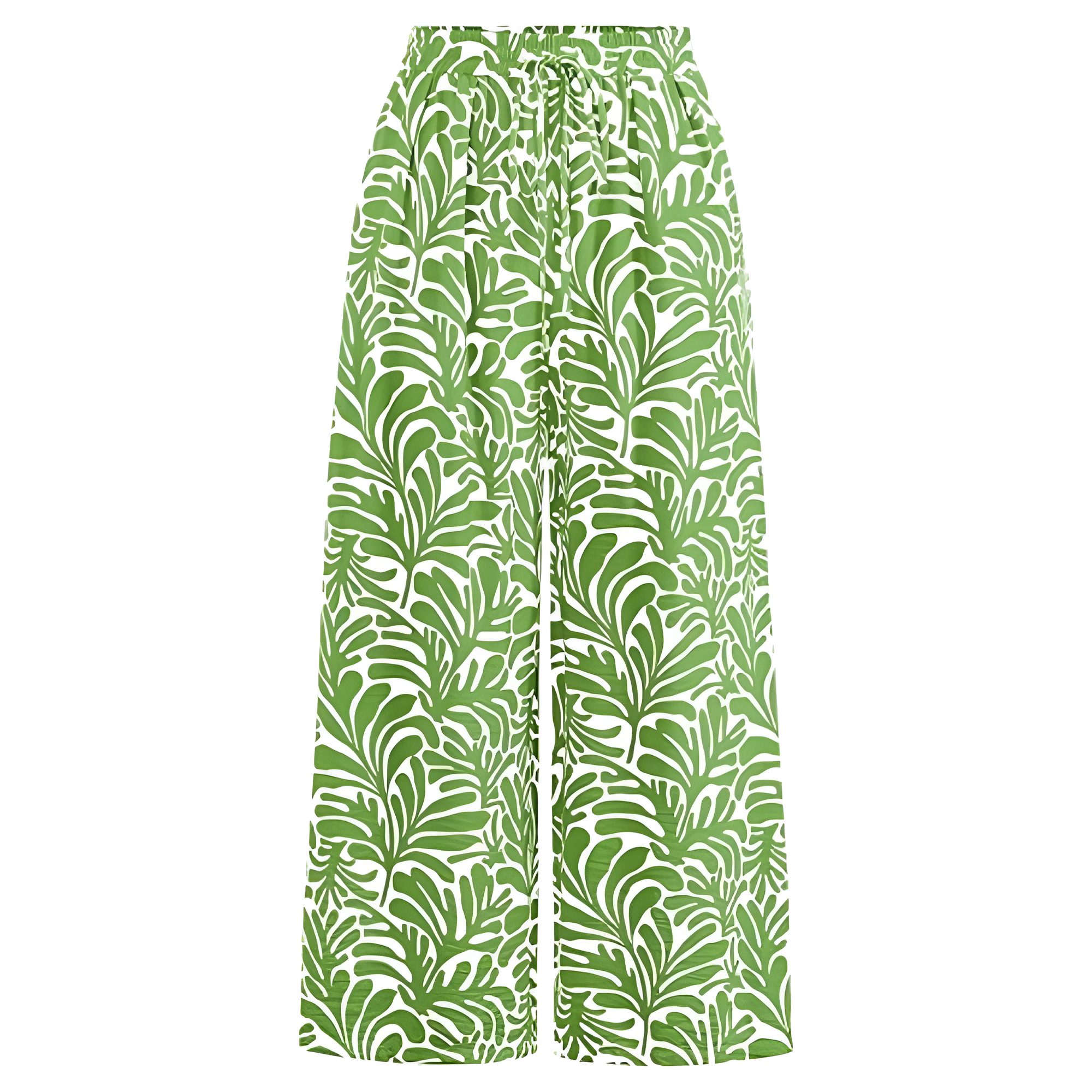 Wide Vertical Patterned Palazzo Pants For Women