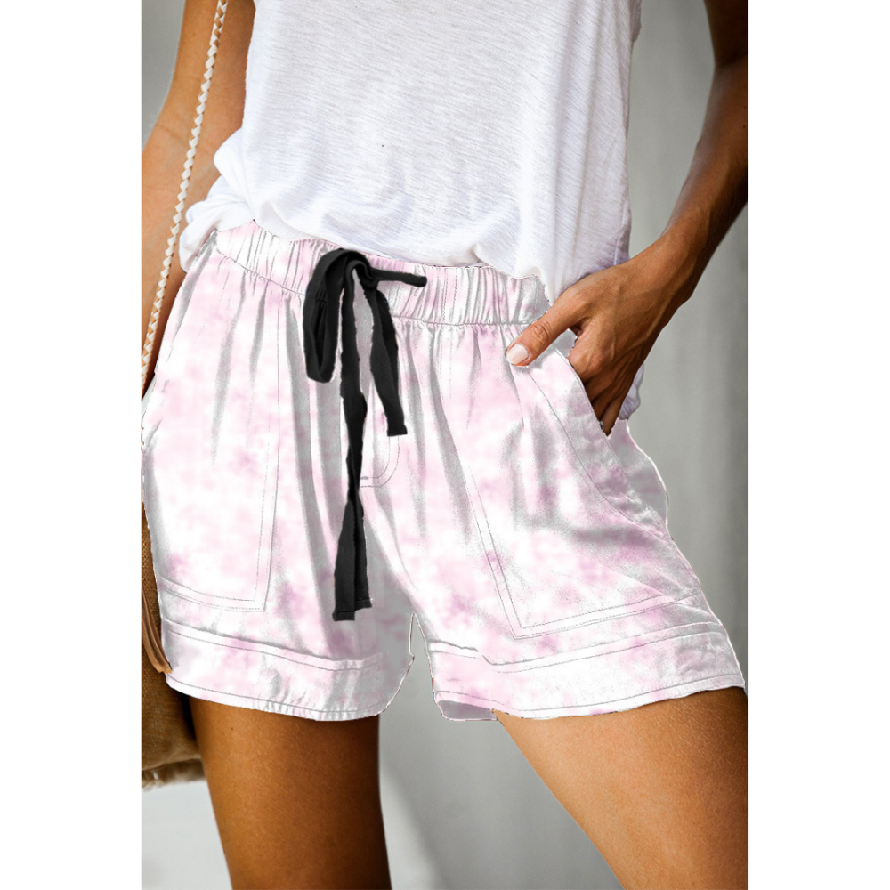 Printed High Waisted Loose Wide Summer Shorts-My Comfy PantPrinted High Waisted Loose Wide Summer Shorts - Image 6