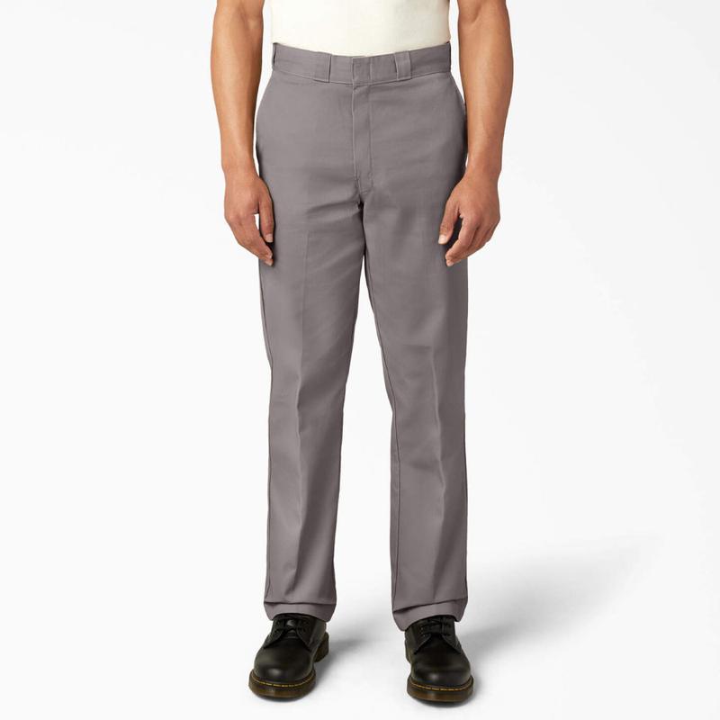 Classic Regular Fit Casual Work Pants for Men