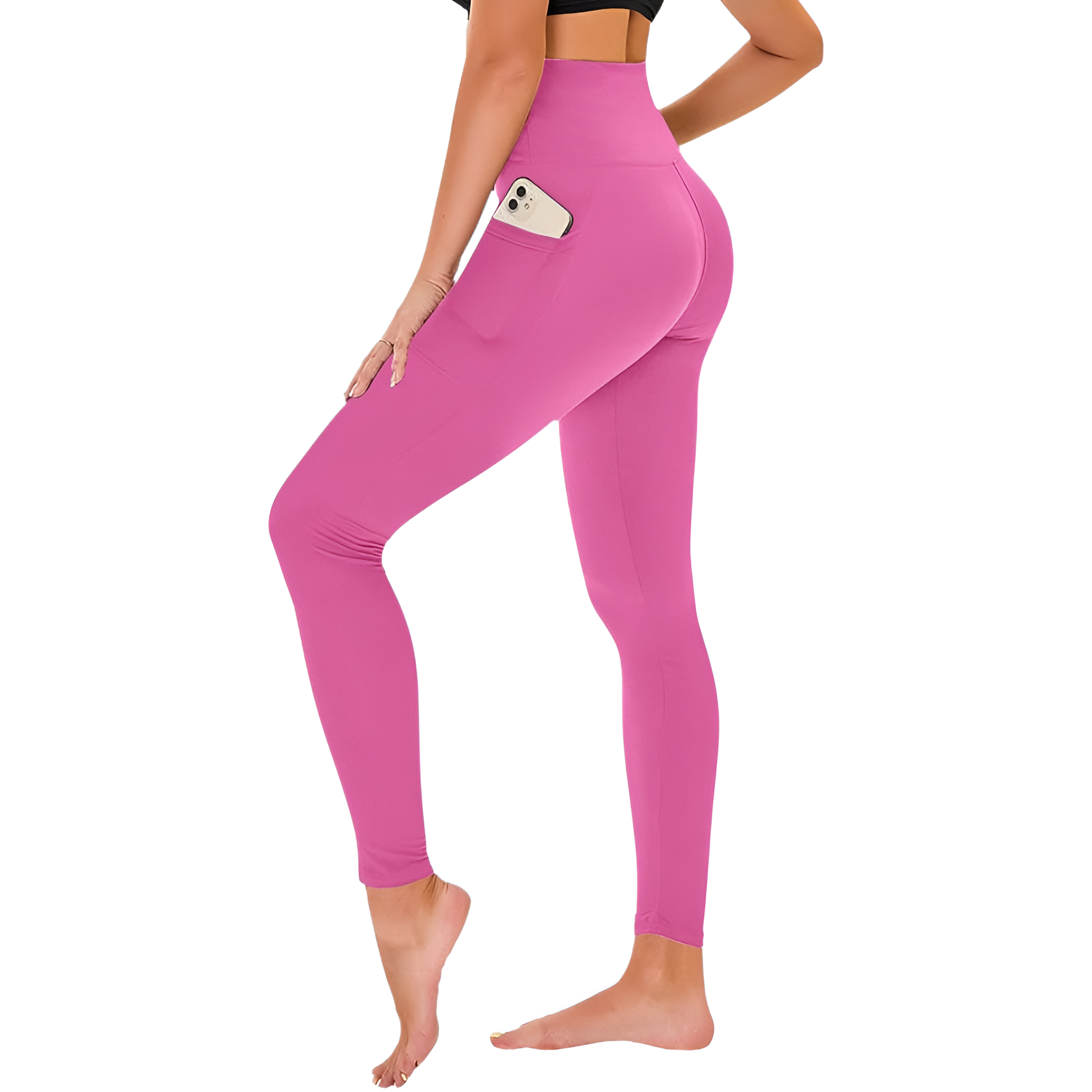 Stretchy Workout Leggings For Women With Pockets