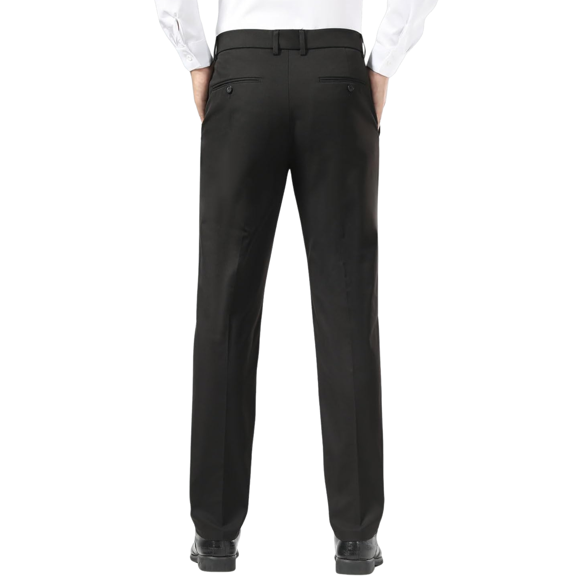 Men's Slim Fit Dress Pants Stretch Khaki Pants Wrinkle Free