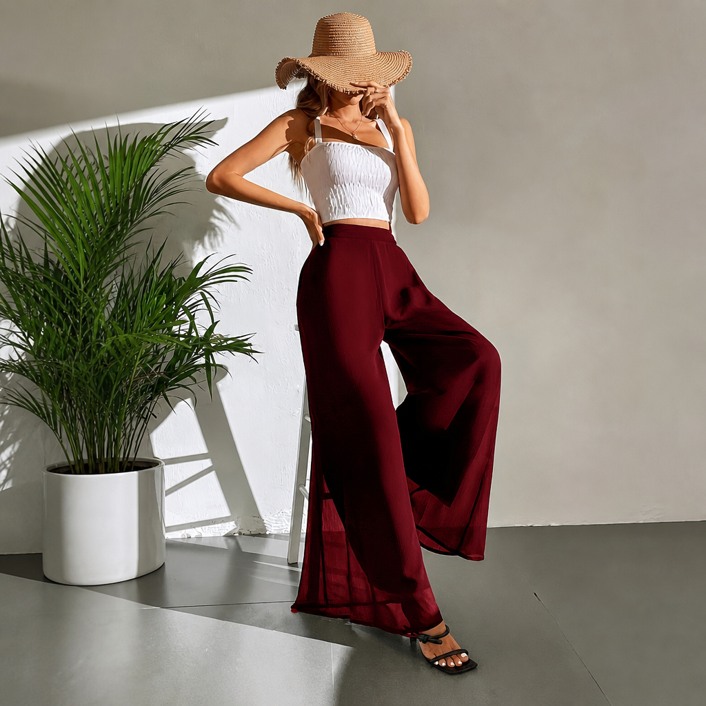 Casual Wide Loose Lightweight Pants For Women
