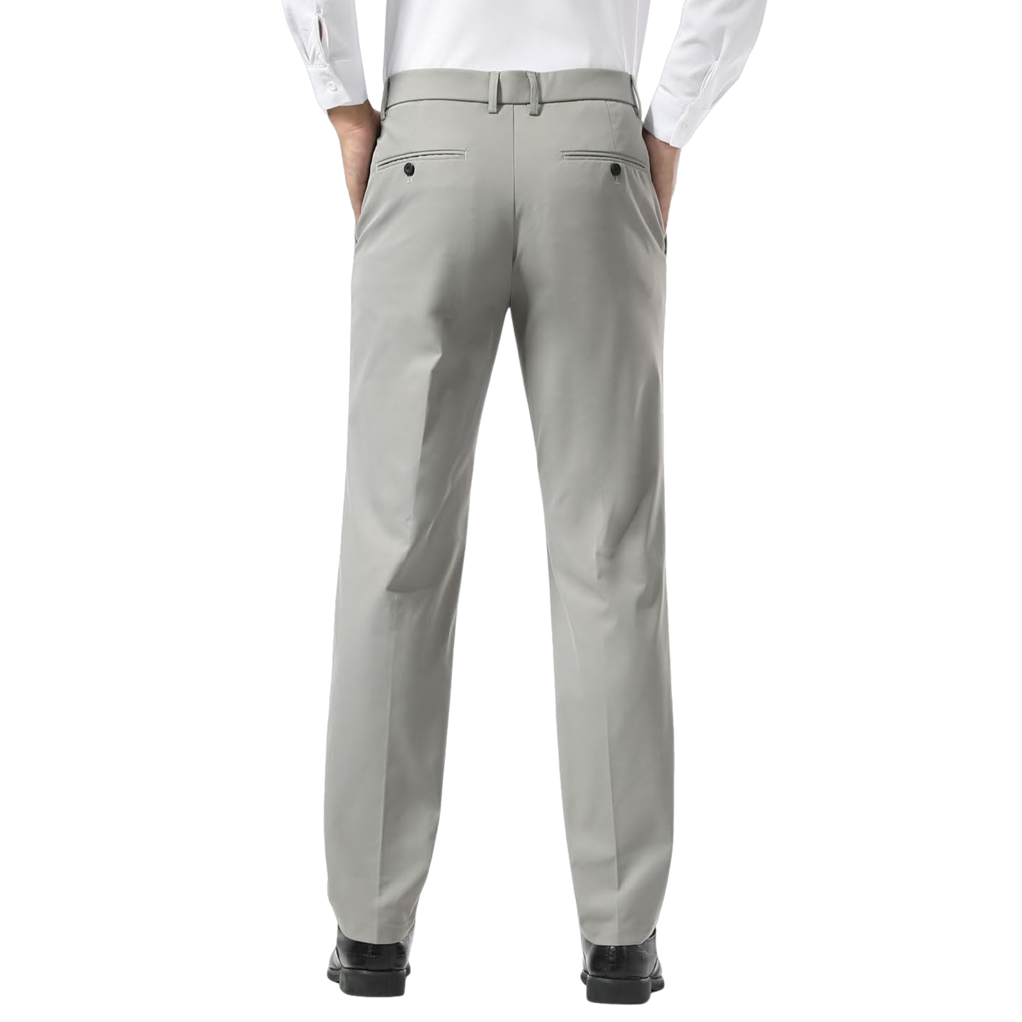 Men's Slim Fit Dress Pants Stretch Khaki Pants Wrinkle Free