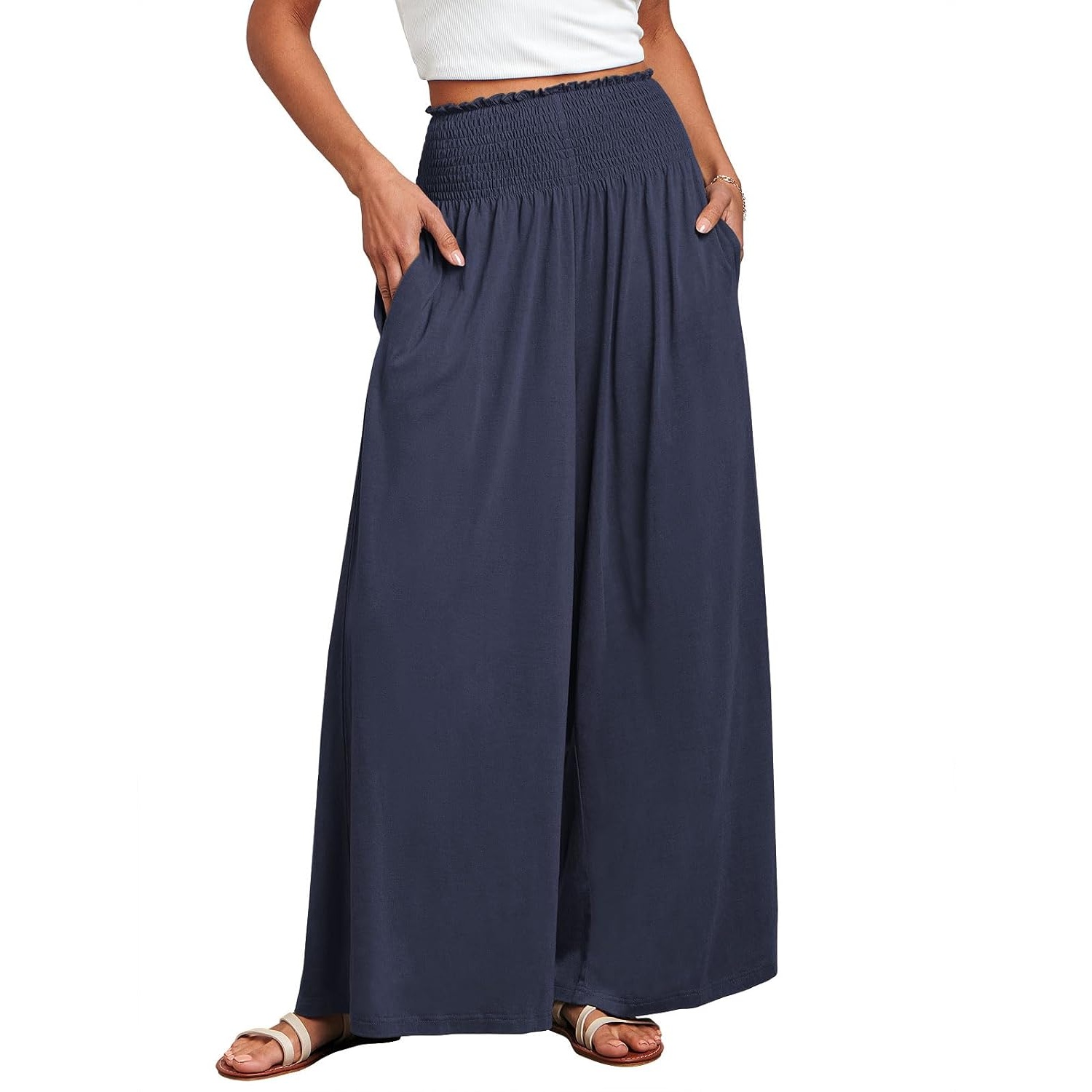 Casual Wide Loose Boho Summer Pants For Women