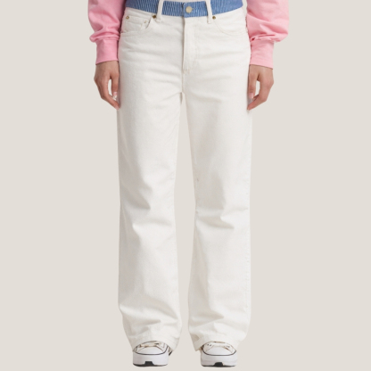 Minimal Stripeband Denim Jeans