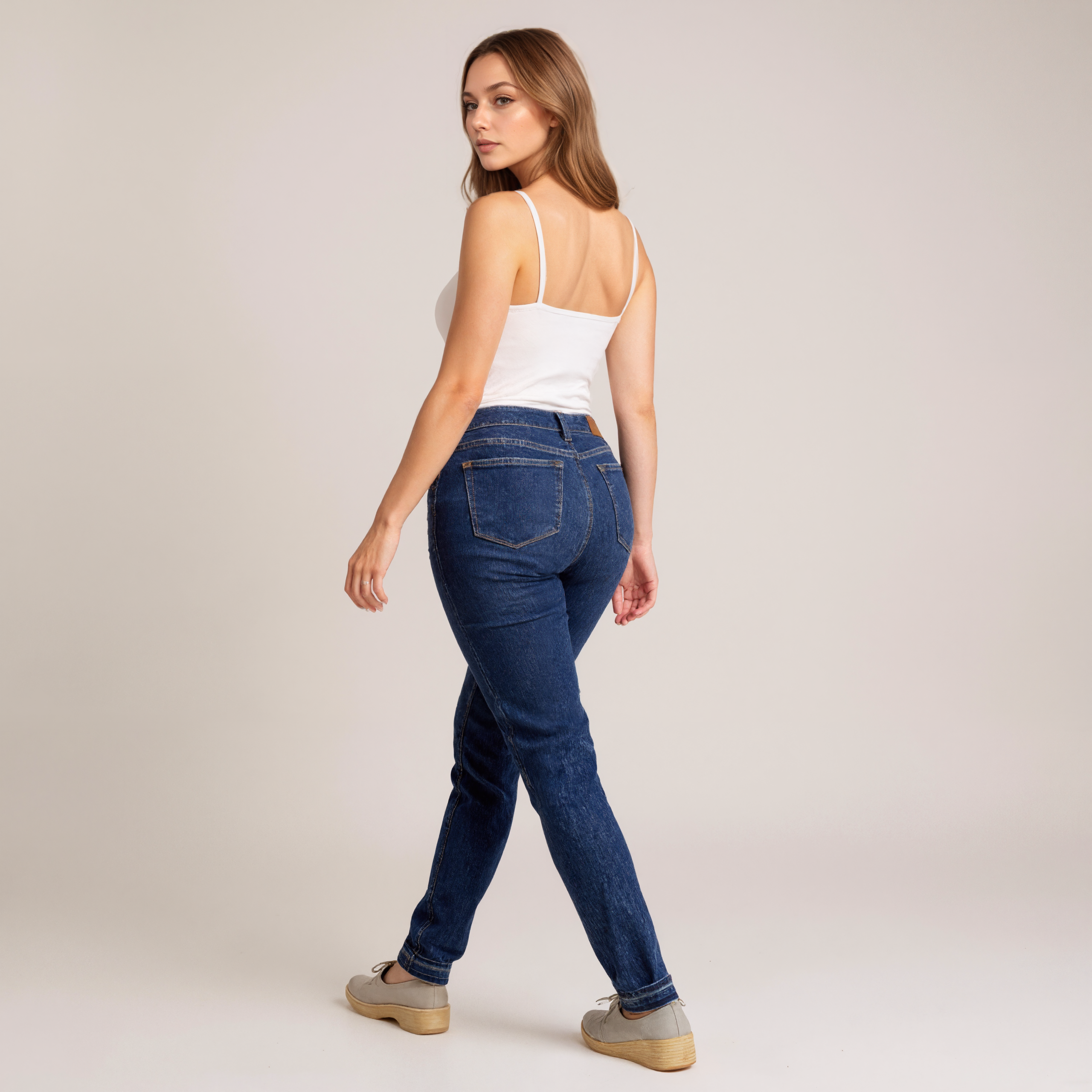 High Rise Bootcut Shaping Denim Jeans