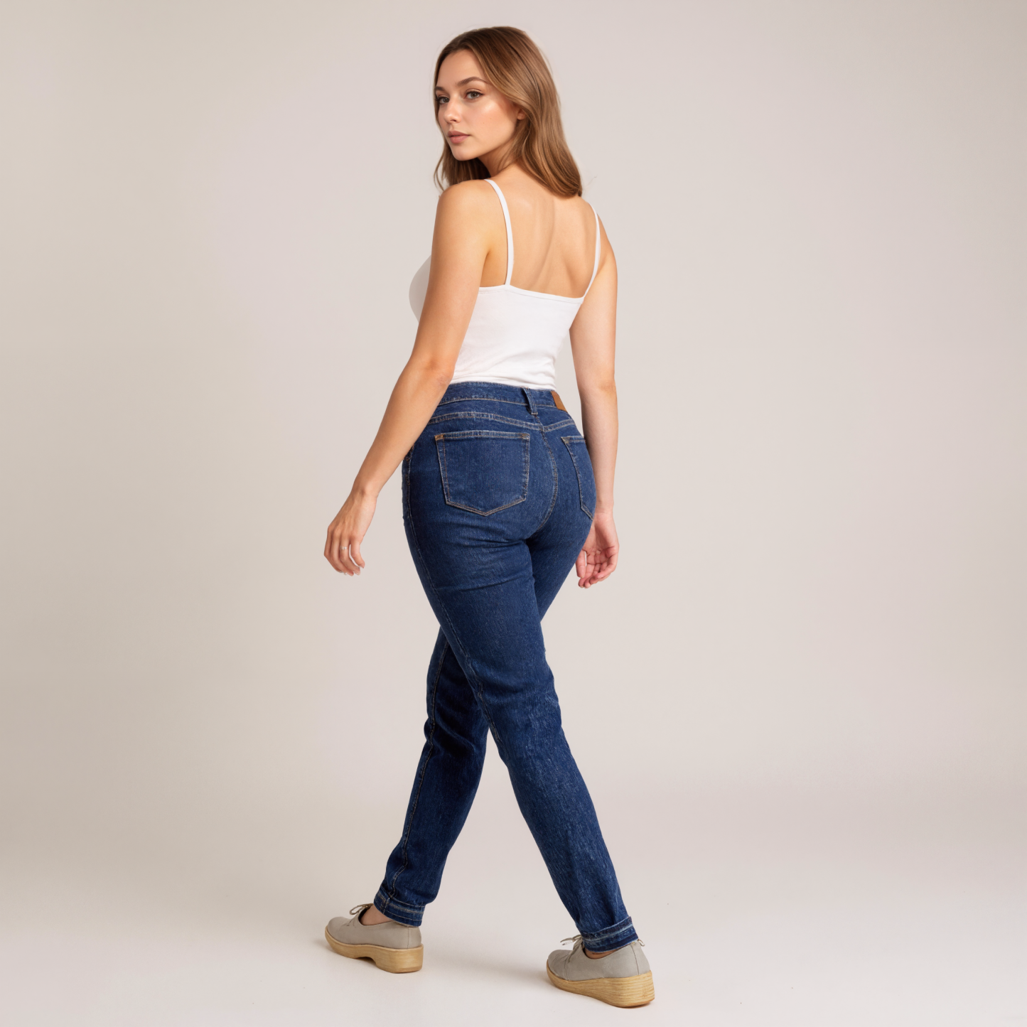 High Rise Bootcut Shaping Denim Jeans