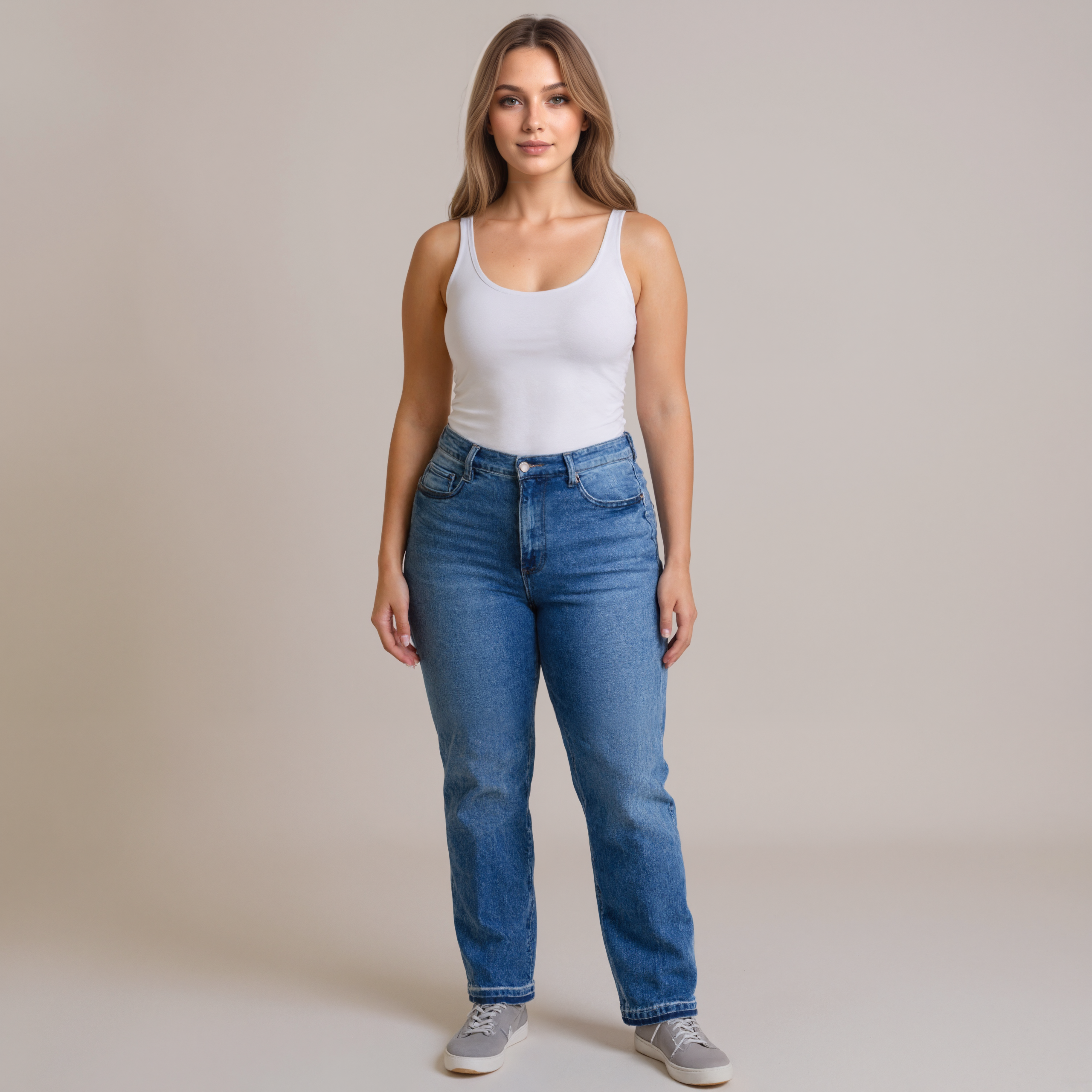 High Rise Bootcut Shaping Denim Jeans