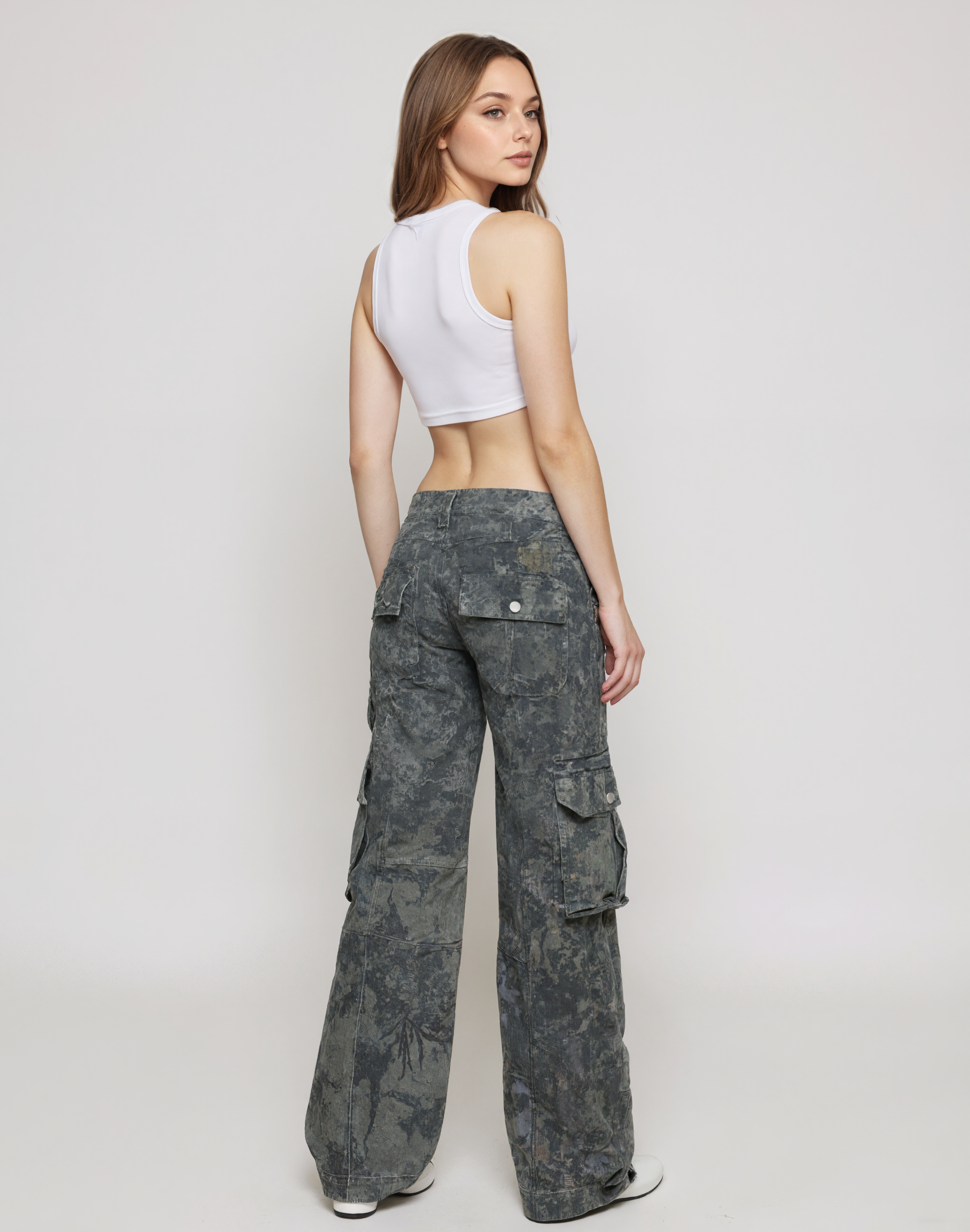 Urban Camouflage Multi Utility Cargo Pants