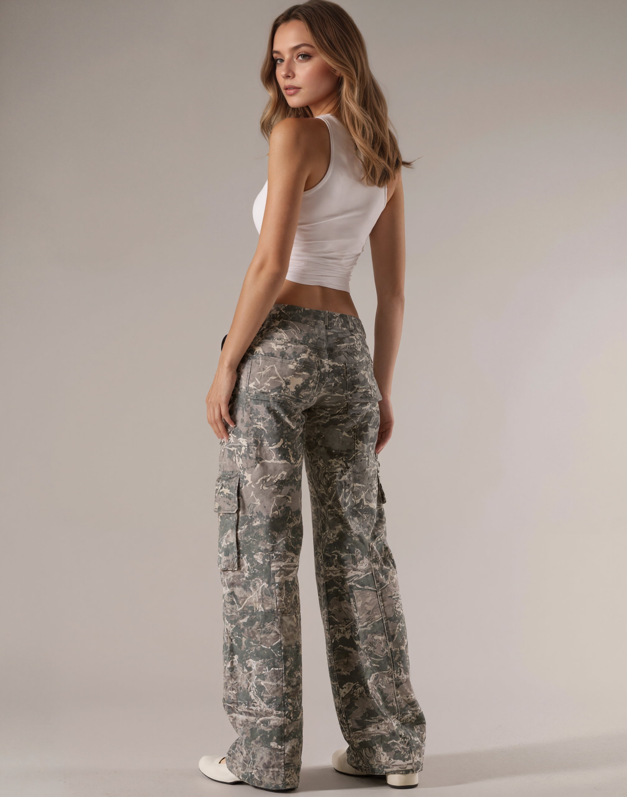 Urban Camouflage Multi Utility Cargo Pants