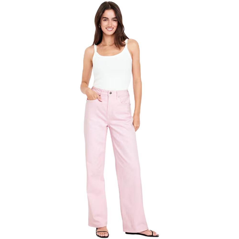 Extra High Waisted Wide Leg Jeans-My Comfy Pant