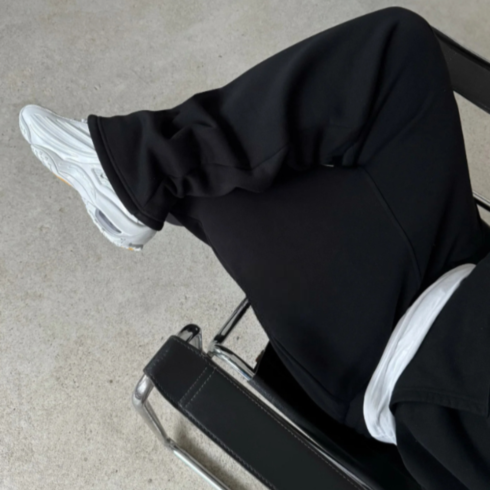 Tapered Zipper Hem Sweatpants-My Comfy Pant