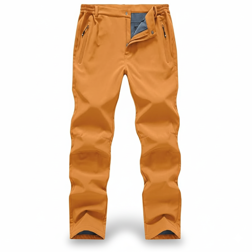 Men Windproof Softshell Snow Pants