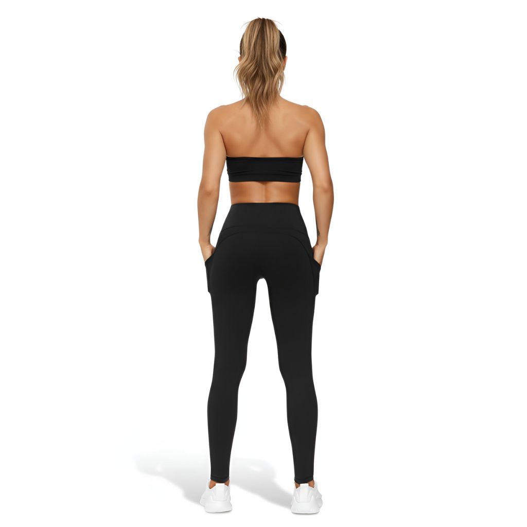 Yoga Pants Women Pockets Soft Stretch