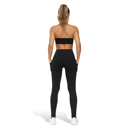 Yoga Pants Women Pockets Soft Stretch