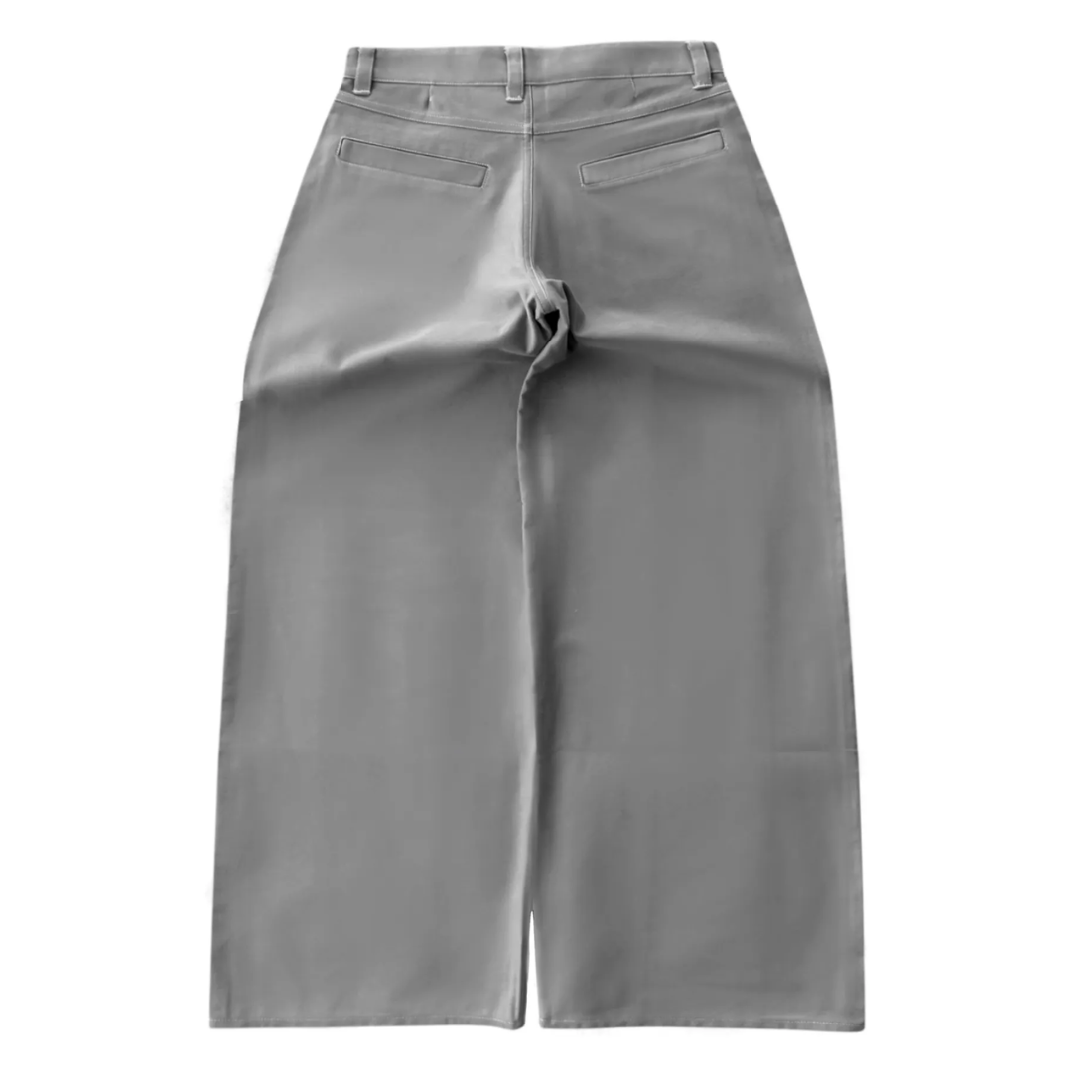 Pleated Wide Cut Tailored Suit Trousers