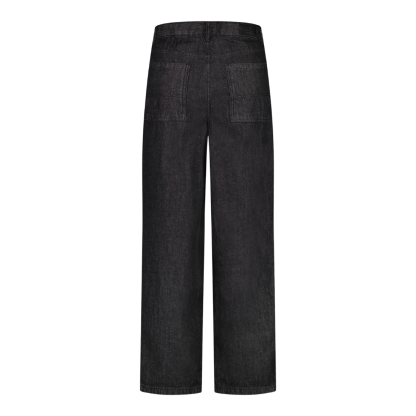 Baggy Denim Zip Fly Pocket Pants