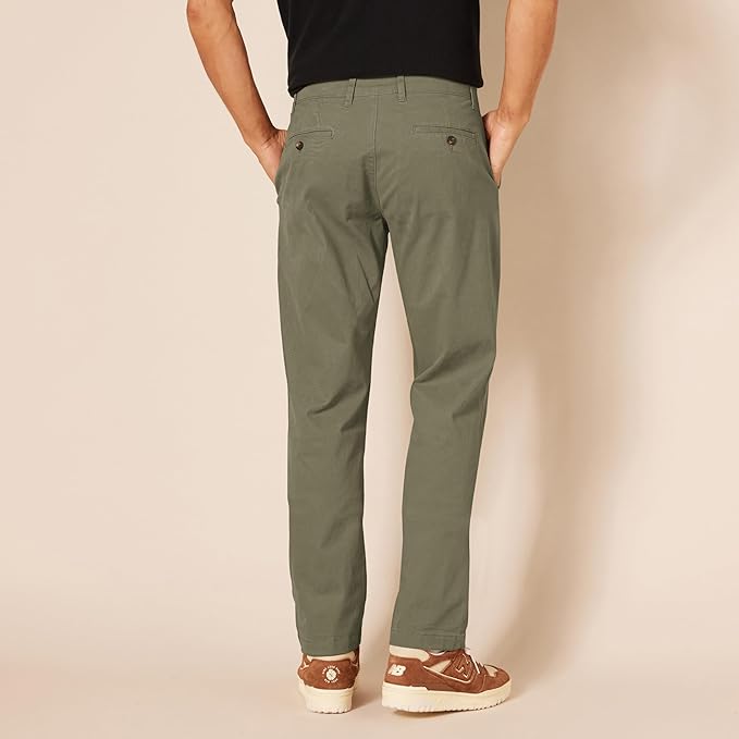 Men's Athletic-Fit Chino PantsAthletic Fit Chino Twill Pants For Men - Image 10