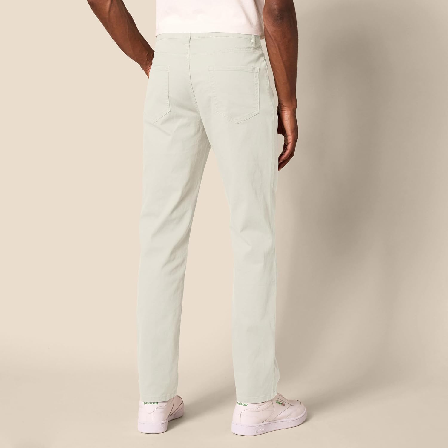 Straight Fit 5 Pocket Stretch Twill PantsStraight Fit 5 Pocket Stretchable Twill Pants - Image 15