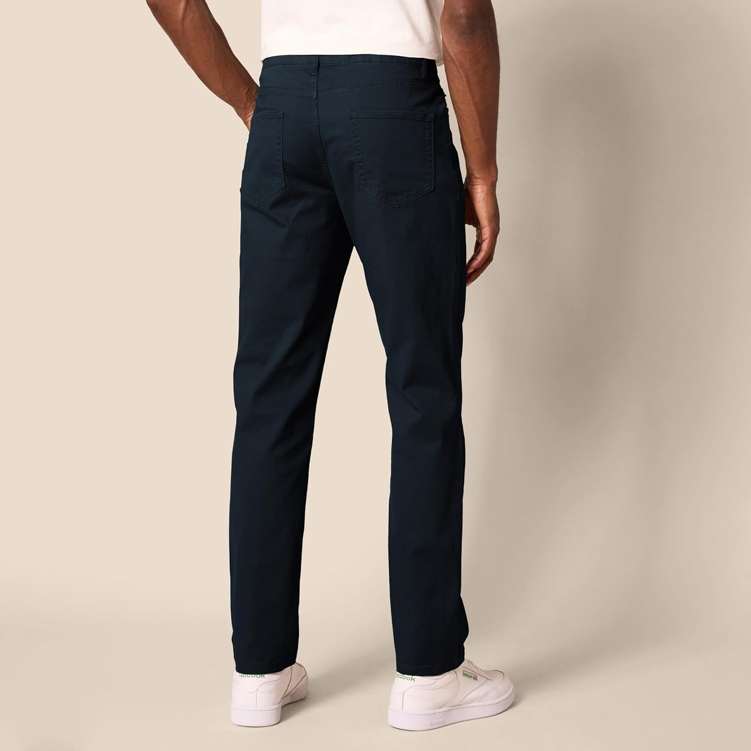 Straight Fit 5 Pocket Stretch Twill PantsStraight Fit 5 Pocket Stretchable Twill Pants - Image 50