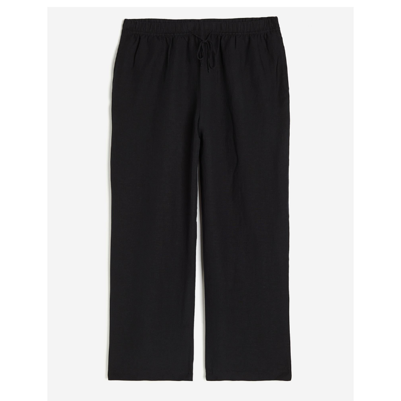 Versatile Drawstring Wide Trousers-My Comfy Pant