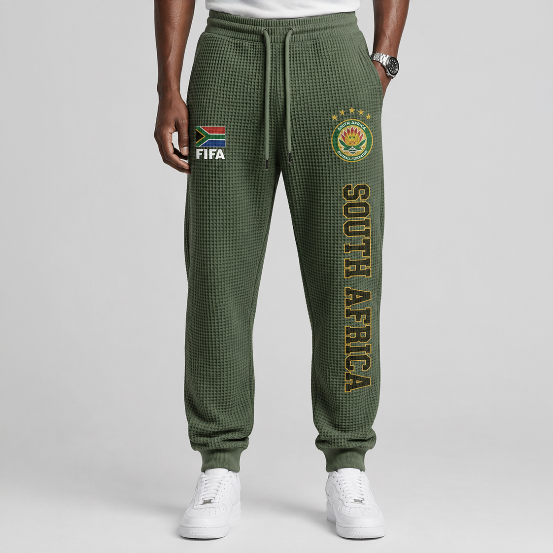 FIFA 2026 South Africa Printed Waffle Football Fan Pants